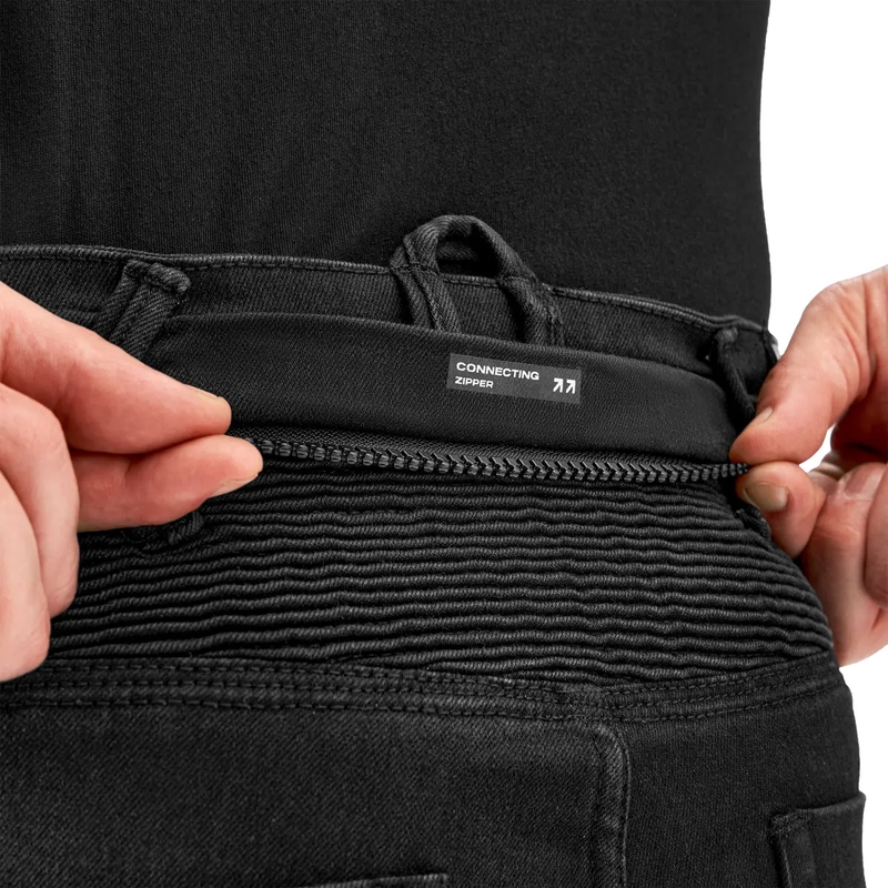 Pantalon de moto allongé Shima Zenith noir