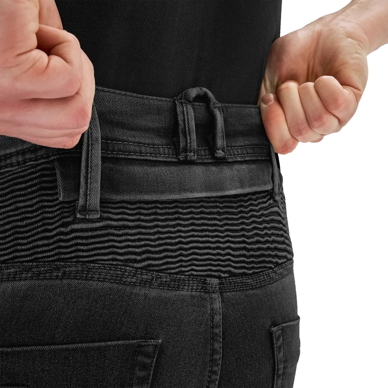 Pantalon de moto allongé Shima Zenith noir