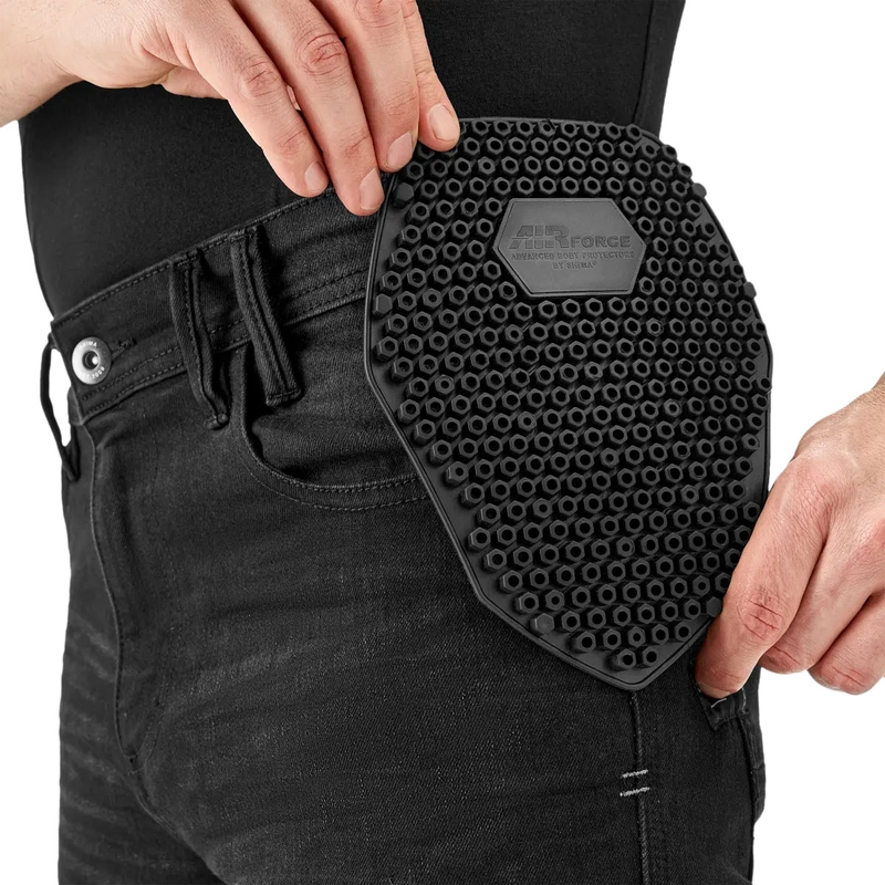 Pantalon de moto allongé Shima Zenith noir