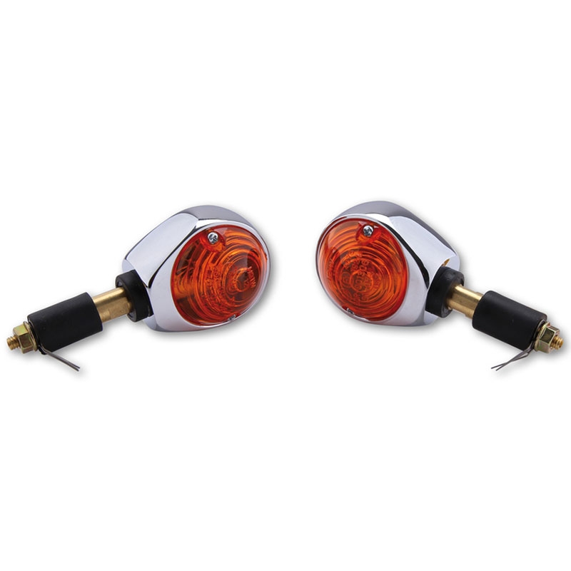Clignotants moto Highsider Smart chromés
