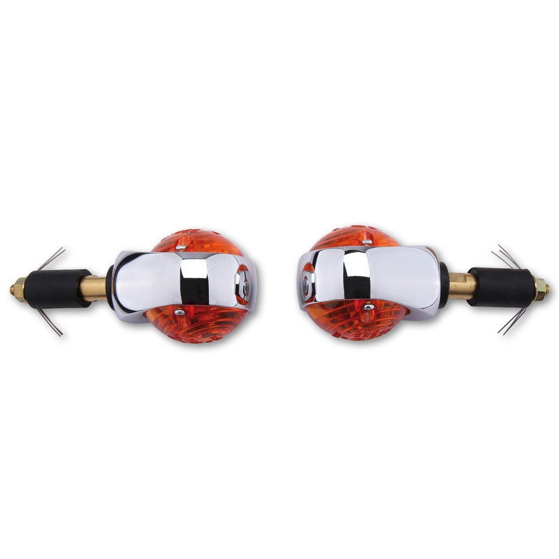 Clignotants moto Highsider Smart chromés