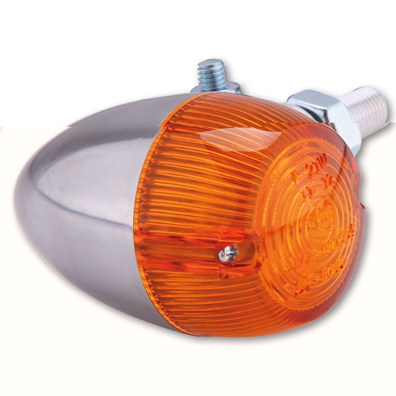 Clignotant moto Highsider Smart Bullet chromé