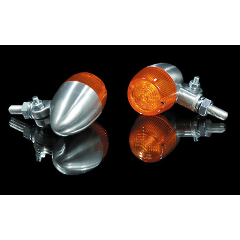 Clignotant moto Highsider Smart Bullet chromé