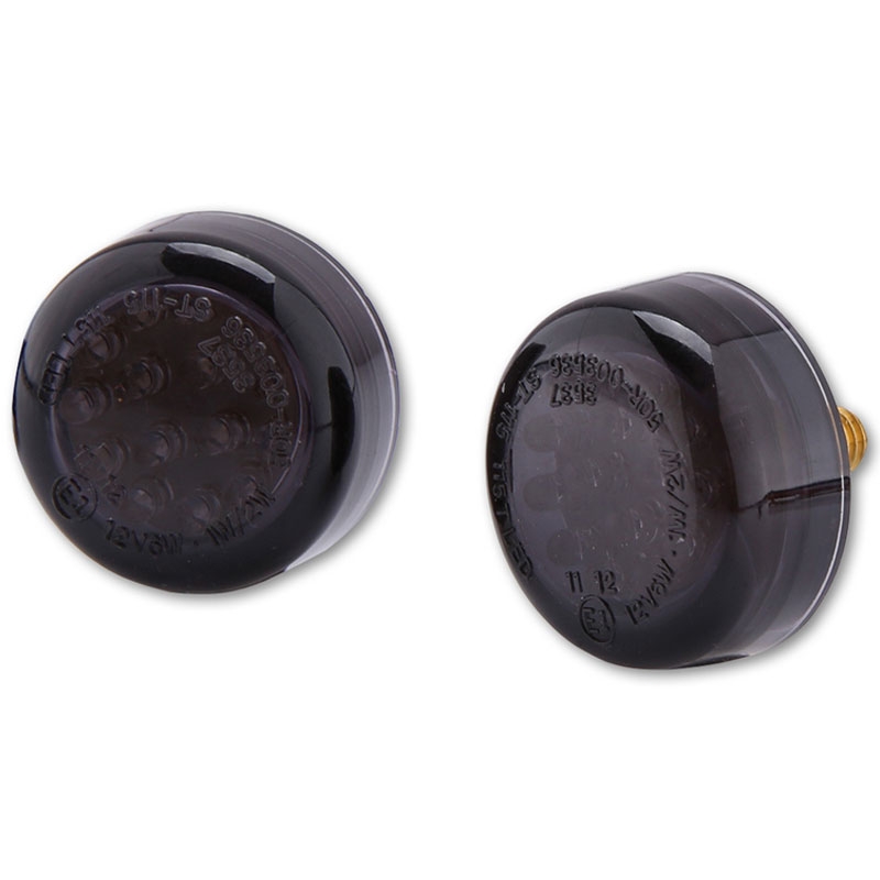 Clignotants moto Highsider Smart LED Disc noirs