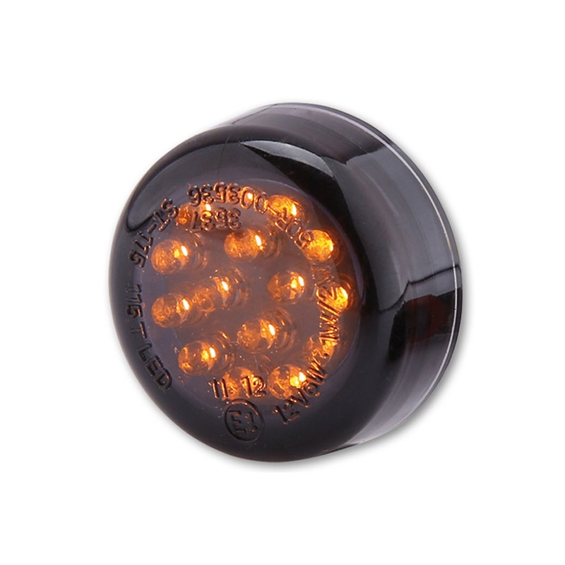 Clignotants moto Highsider Smart LED Disc noirs