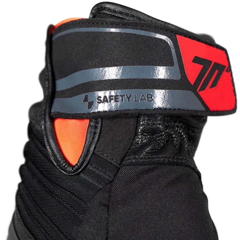 Gants de moto Seventy Degrees SD-T13 Aspen Light noir-rouge