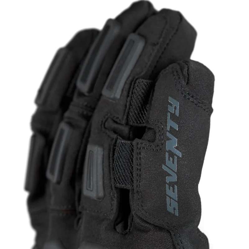 Gants de moto Seventy Degrees SD-T13 Aspen Light noir-rouge