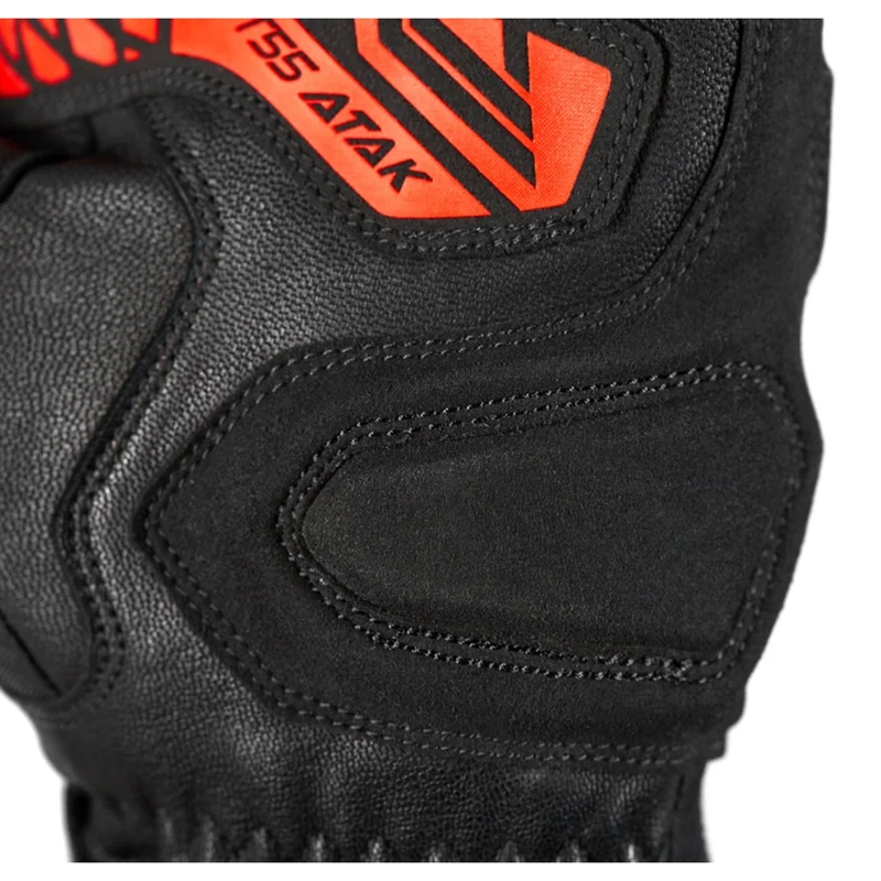 Gants de moto Seventy Degrees SD-T55 Atak noir-rouge