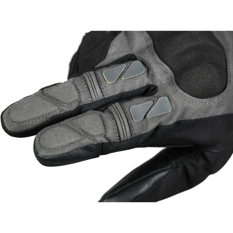 Gants moto Seventy Degrees SD-T55 Atak noir-jaune fluo