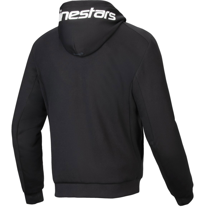 Sweat-shirt moto Alpinestars Chrome V2 Sport noir-blanc