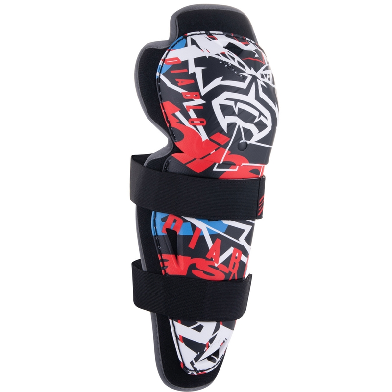 Genouillères Alpinestars Bionic Action FQ20 noir-rouge