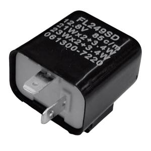 Interrupteur de clignotants Highsider Smart 2 pôles 12 V/21 W noir