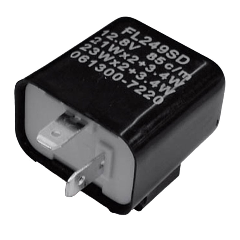Interrupteur de clignotants Highsider Smart 2 pôles 12 V/21 W noir