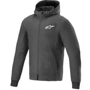 Sweat-shirt moto Alpinestars Radium Tech Hoodie noir-blanc