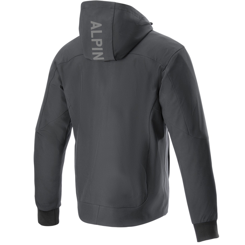 Sweat-shirt moto Alpinestars Radium Tech Hoodie noir-blanc