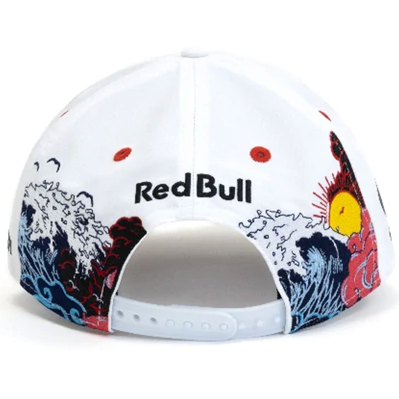 Casquette Red Bull Racing F1 Max Verstappen SE Japan blanche
