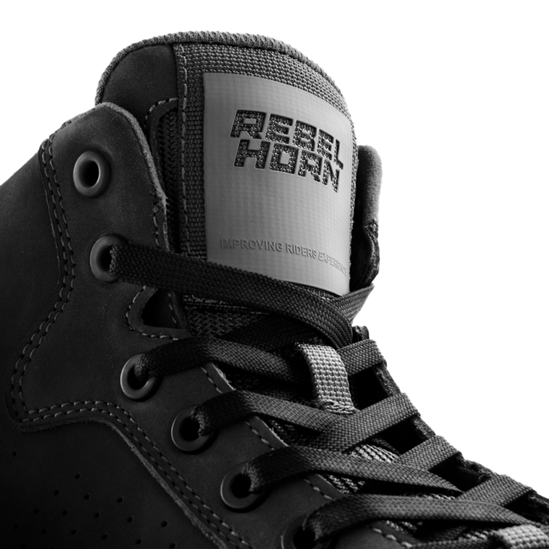 Bottes de moto Rebelhorn Spike WP noires