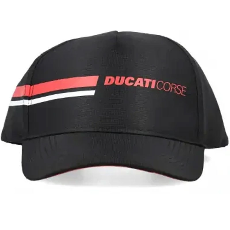 Casquette Ducati Corse avec logo, noire