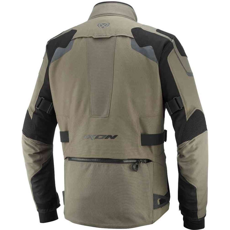 Veste moto IXON Odin kaki-noir