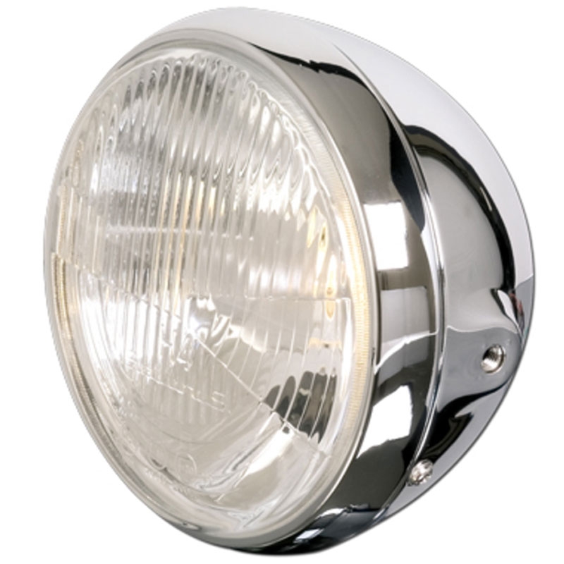 Phare chromé Highsider Smart British Style H4