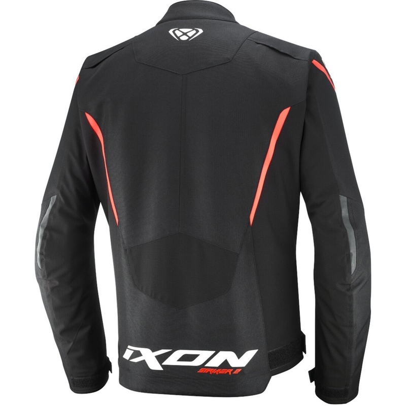 Veste moto IXON Striker 2 noir-blanc-rouge