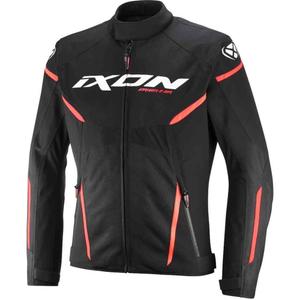 Veste moto IXON Striker 2 Air WP noir-blanc-rouge