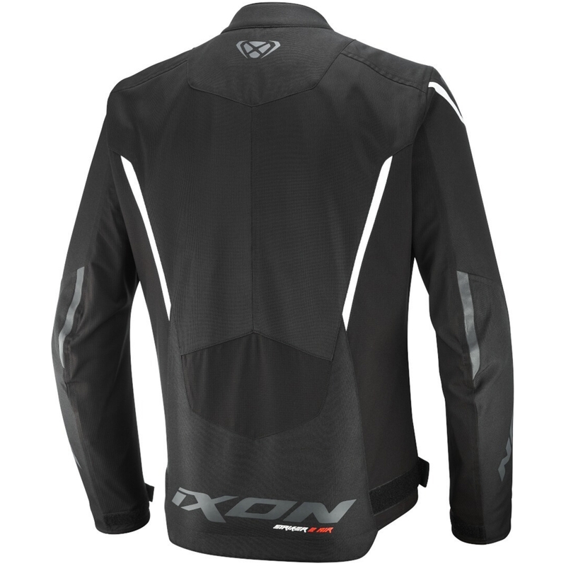Veste moto IXON Striker 2 Air WP noir et blanc
