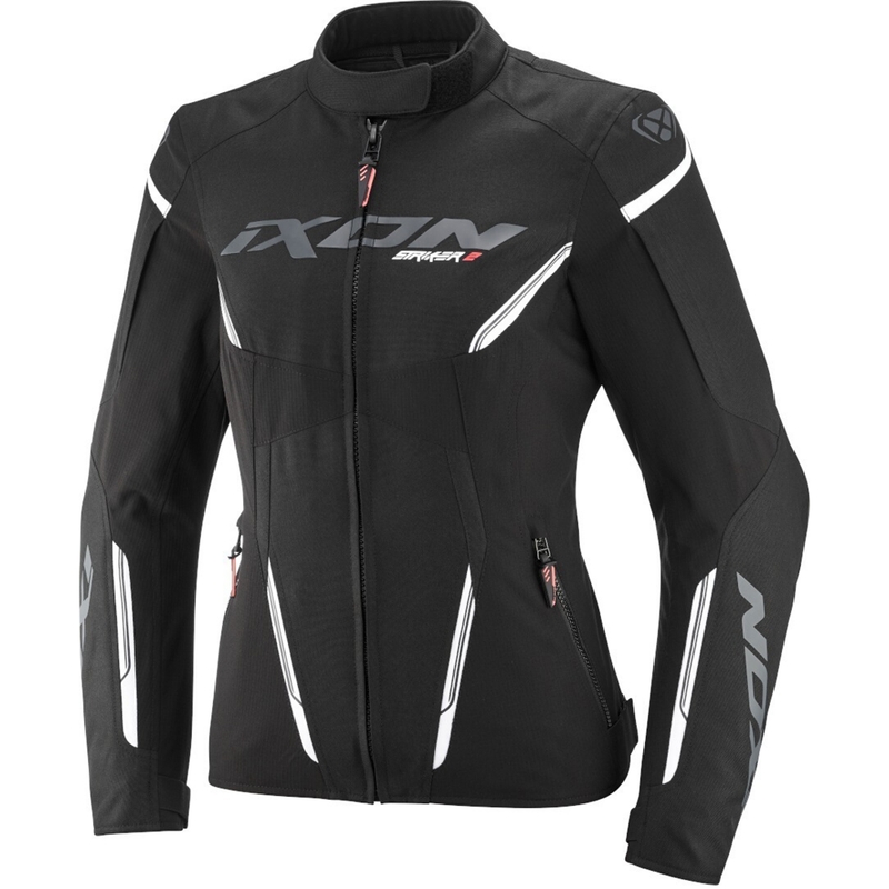 Veste moto femme IXON Striker 2 Lady noir-blanc