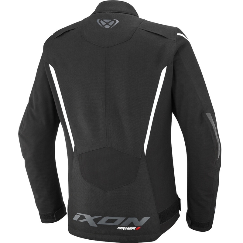 Veste moto femme IXON Striker 2 Lady noir-blanc