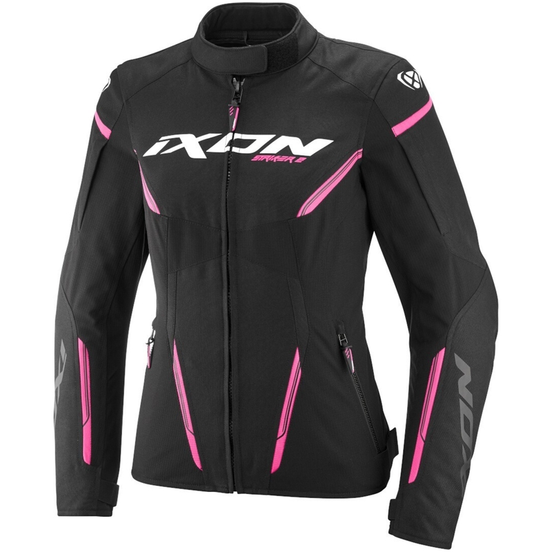Veste moto femme IXON Striker 2 Lady noir et rose