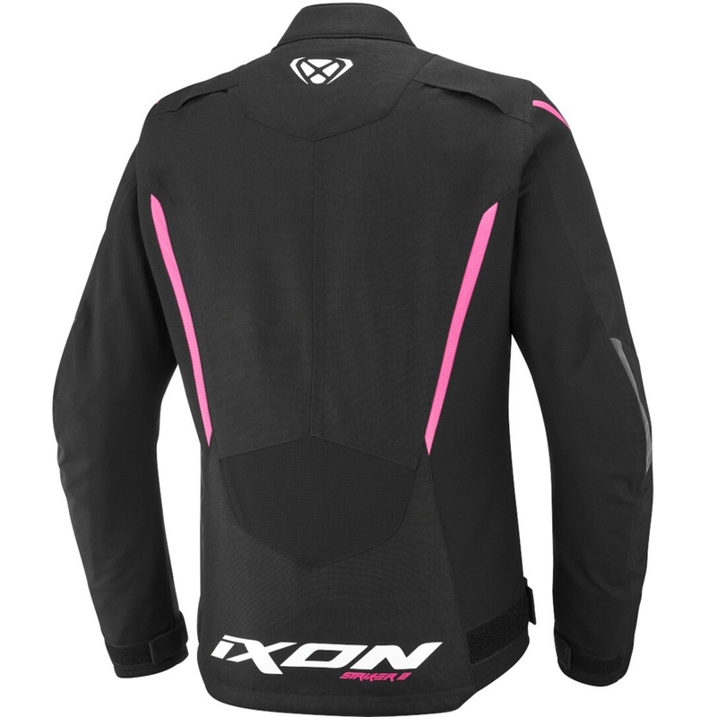 Veste moto femme IXON Striker 2 Lady noir et rose