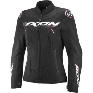 Veste moto femme IXON Ionix Lady noir-rose