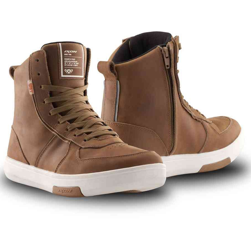 Bottes moto IXON Ghost WP marron
