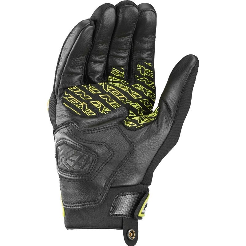 Gants moto IXON Mirage Air noir-jaune fluo