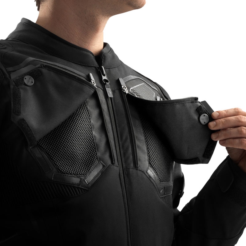 Veste de moto Rebelhorn Borg II noire