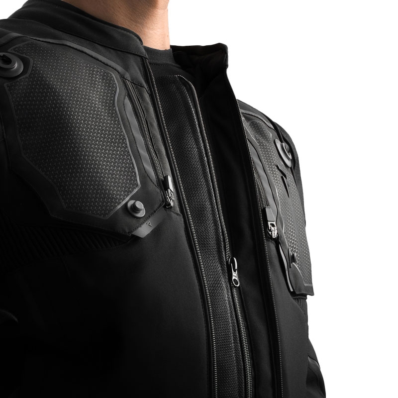 Veste de moto Rebelhorn Borg II noire