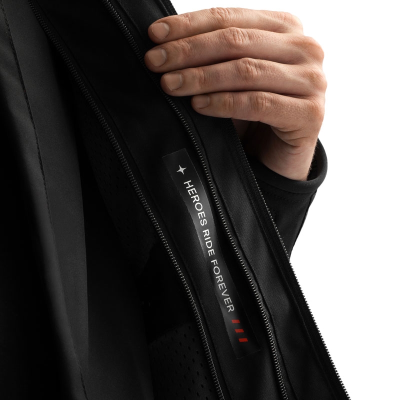 Veste de moto Rebelhorn Borg II noire