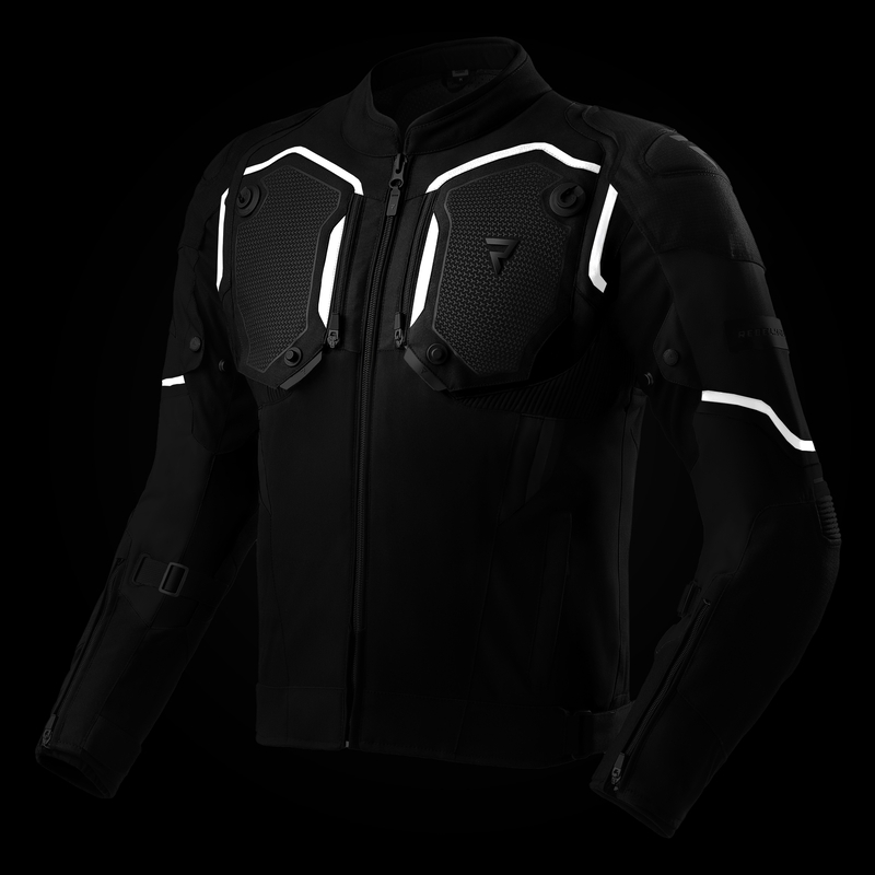 Veste de moto Rebelhorn Borg II noire