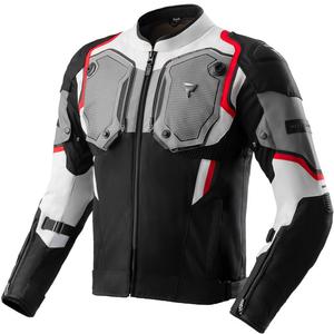 Veste de moto Rebelhorn Borg II noir-gris-rouge