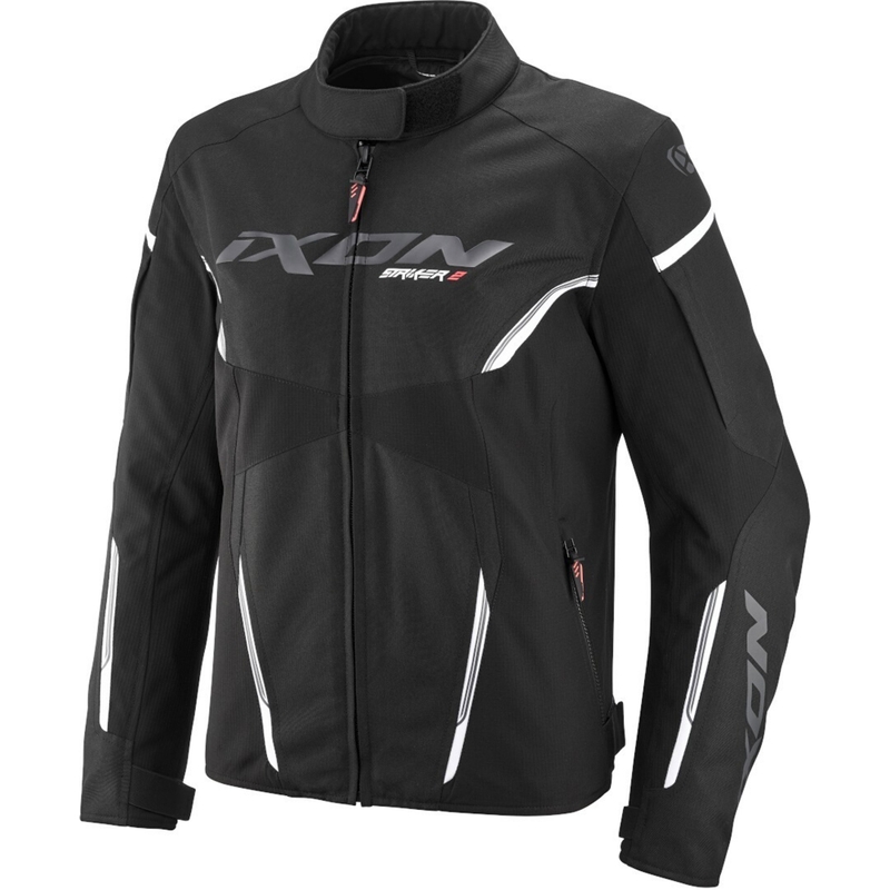 Veste moto femme IXON Striker 2 C-Sizing noir-blanc