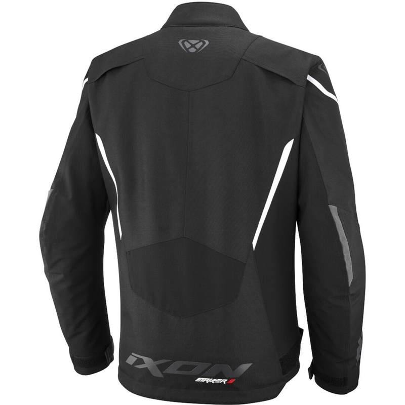 Veste moto femme IXON Striker 2 C-Sizing noir-blanc