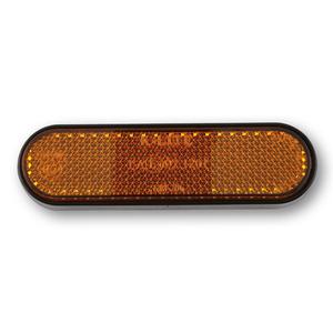 Réflecteur Highsider Smart avec film autocollant, ovale, jaune