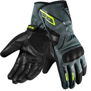 Gants de moto Seventy Degrees SD-T57 Giau noir-gris-jaune fluo