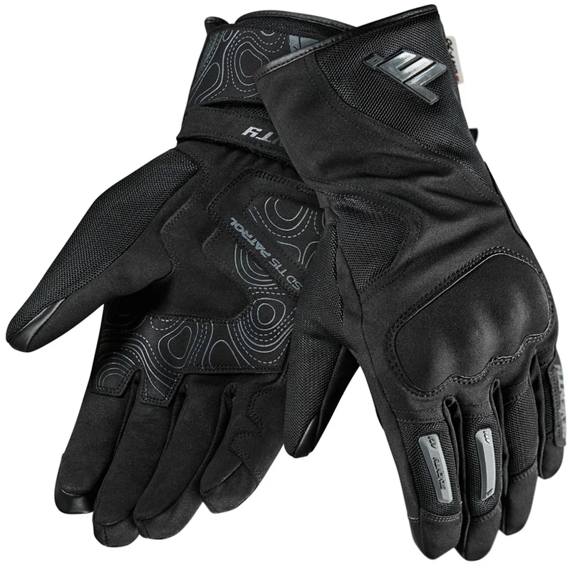 Gants de moto Seventy Degrees SD-T15 Patrol noirs