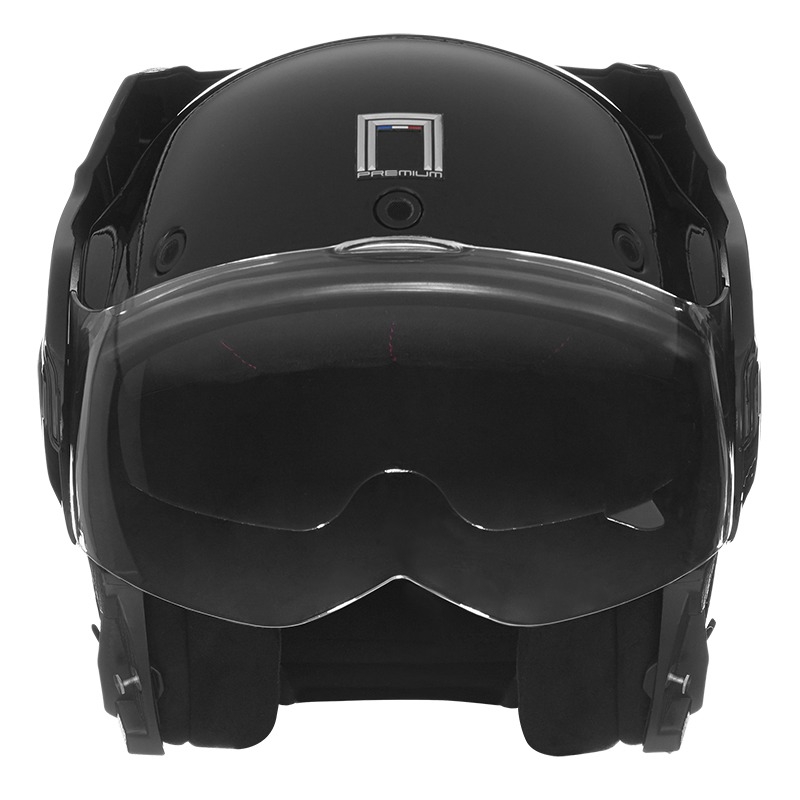 Casque moto modulable NOX PREMIUM Stratos noir mat