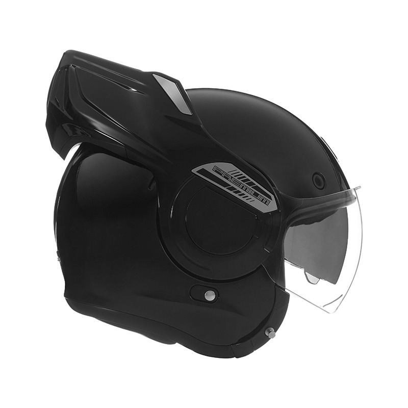 Casque moto modulable NOX PREMIUM Stratos noir mat