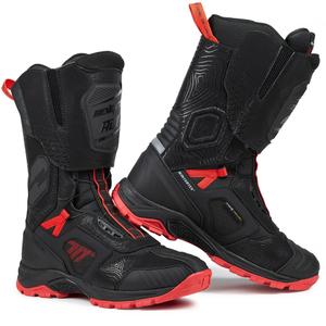 Bottes de moto Seventy Degrees SD-BA6 Stelvio High noir-rouge