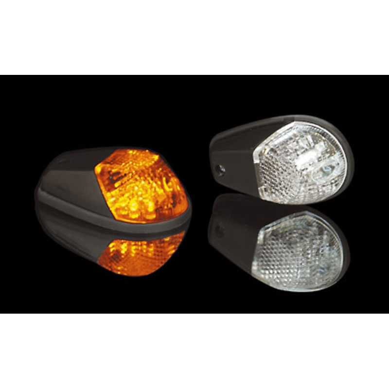 Clignotant moto Highsider Smart LED noir-transparent