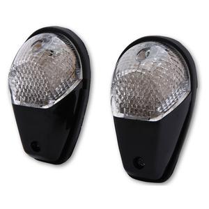 Clignotant moto Highsider Smart LED noir-transparent