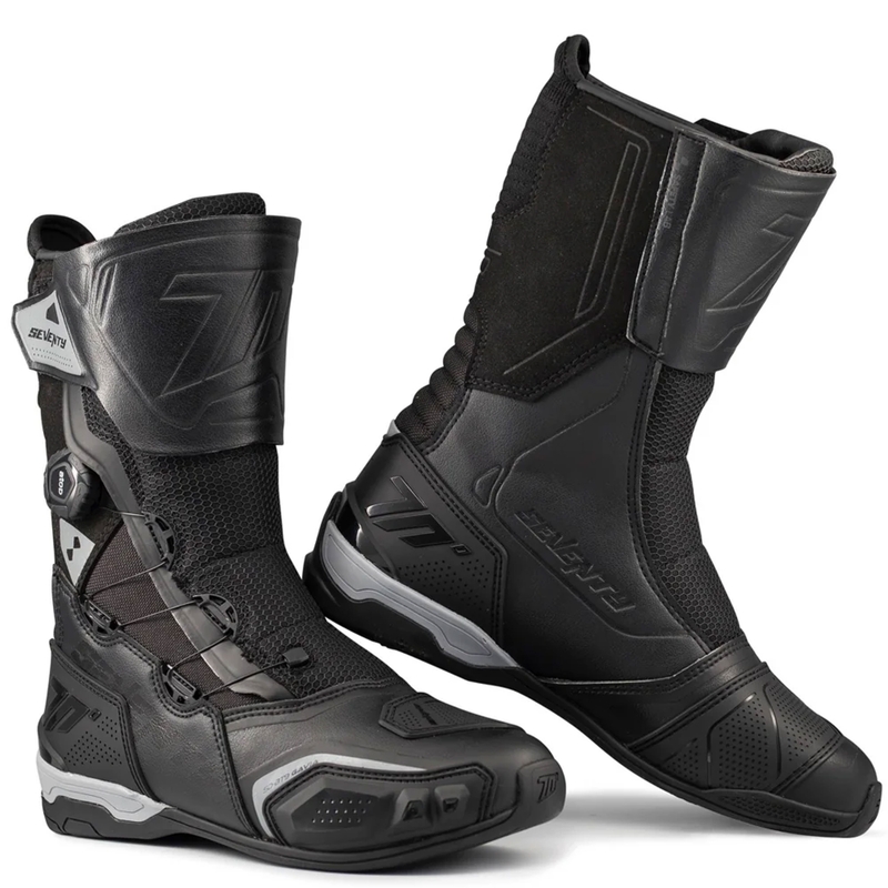 Bottes de moto Seventy Degrees SD-BT9 Gavia noires